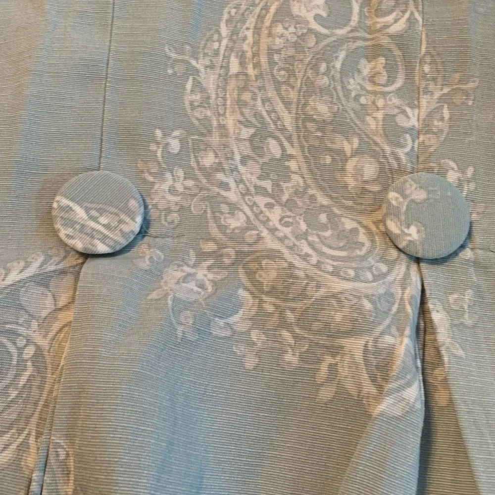 The Luxury Collection Blue and White Patterned Curtains